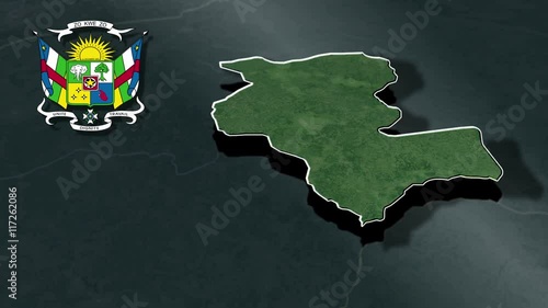 Kemo with Coat Of Arms Animation Map
Prefectures of the Central African Republic photo