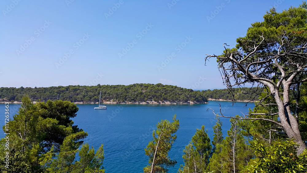 Fototapeta premium Urlaub auf der Insel Rab