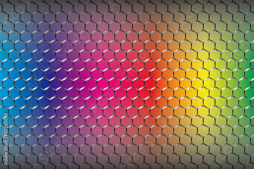 #Background #wallpaper #Vector #Illustration #design #free #free_size #charge_free #colorful #color rainbow,show business,entertainment,party,image  背景素材壁紙,ワイヤーネット,フェンス,金網,格子模様,金属,メタル,ハニカム,六角柄,穴