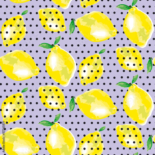 lemon motif. concept vivid ...