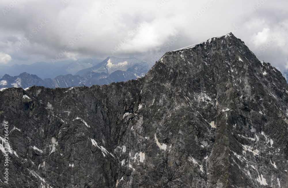 Mandrone peak in Adamello range, Italy