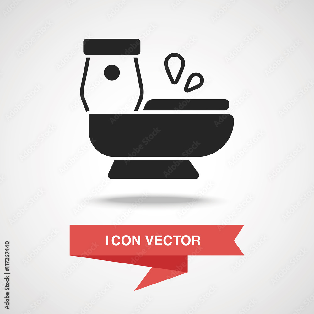 Toilet seat icon Toilet seat icon