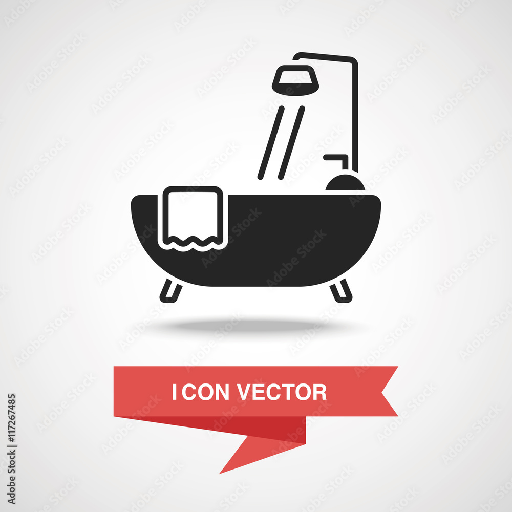 bathtub icon bathtub icon