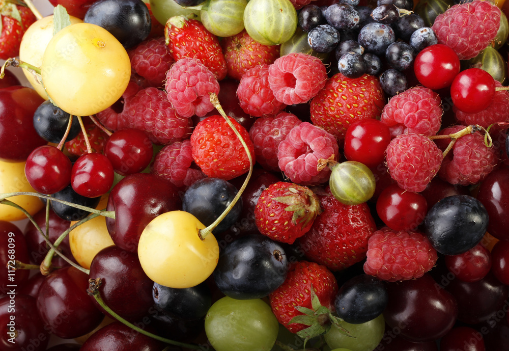 Obraz premium berries background