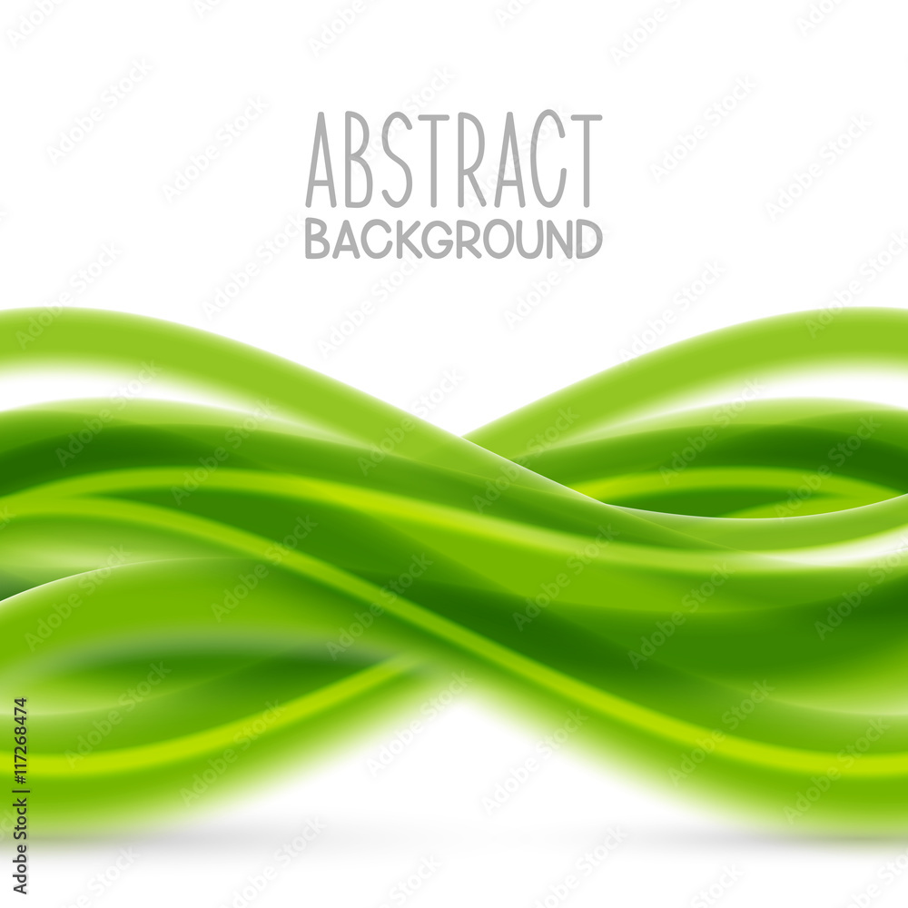 Abstract background with green elements Abstract background with green elements