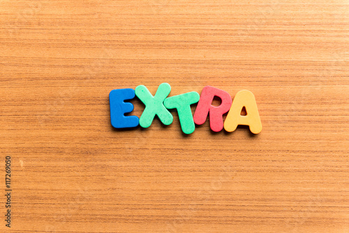 extra colorful word