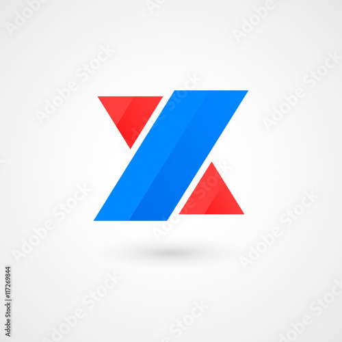 Free Download Logo X letter. Isolated on white background. Vector illustration, eps 10. - GFXLoad