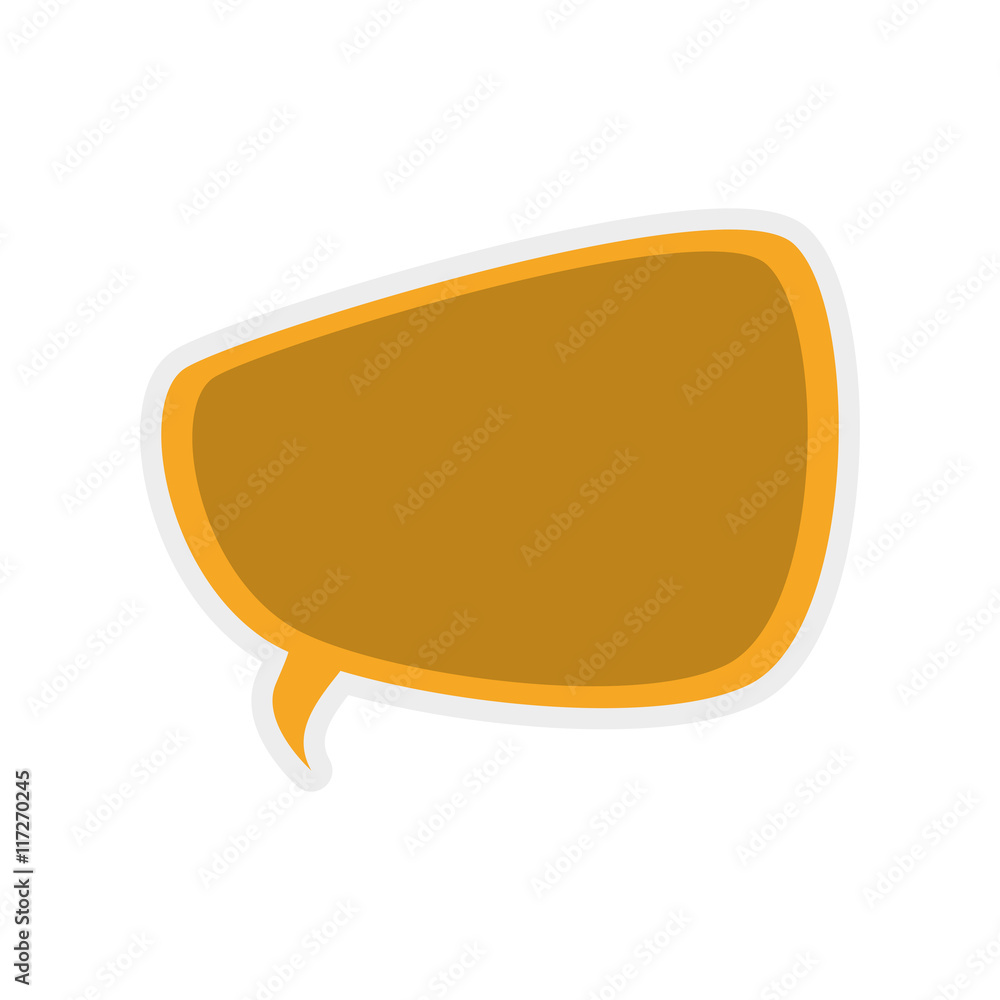 Communication concept represented by bubble icon. Isolated and flat illustration Communication concept represented by bubble icon. Isolated and flat illustration