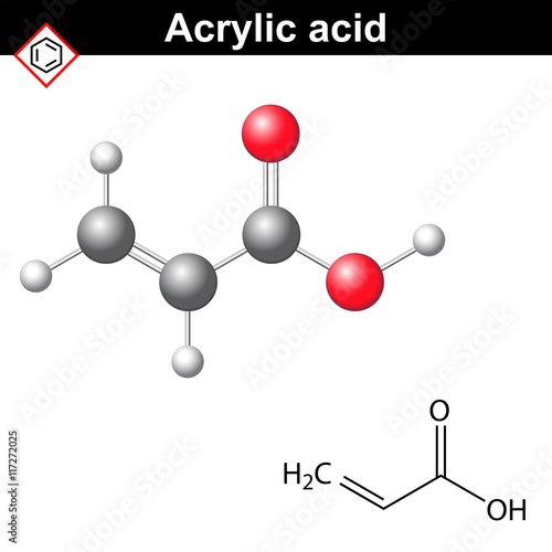 Acrylic acid molecule