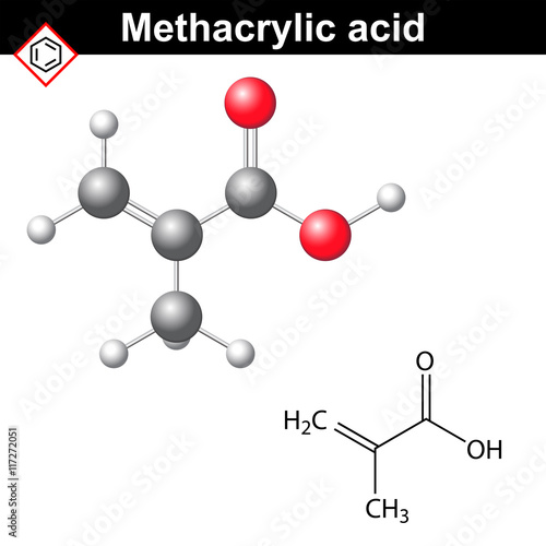 Methacrylic acid molecule