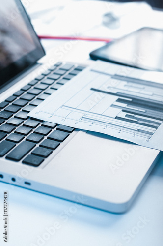 Advertising Commercial Promotion Digital Marketing Concept. Improving statistics