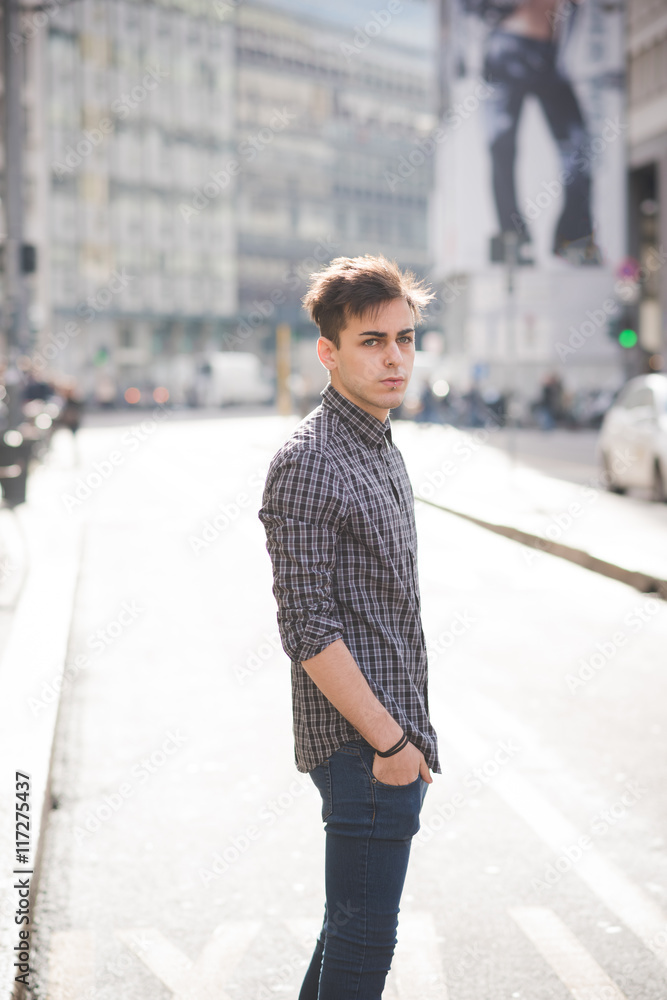 young handsome alternative dark model man young handsome alternative dark model man