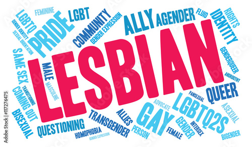 Lesbian Word Cloud