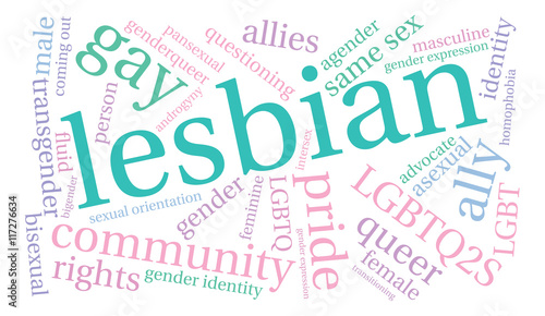 Lesbian Word Cloud