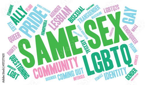 Same Sex Word Cloud