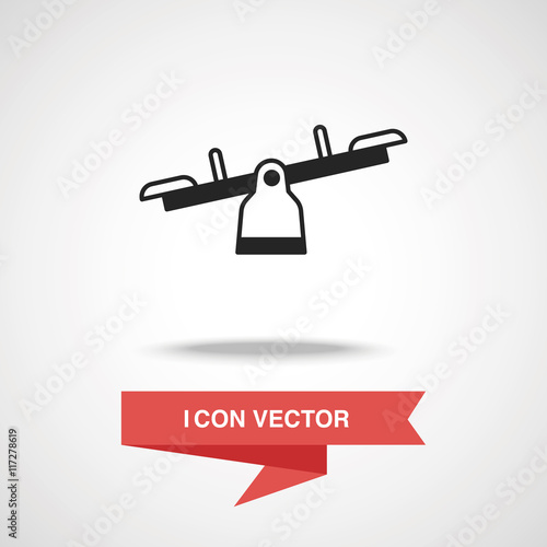playground seesaw icon