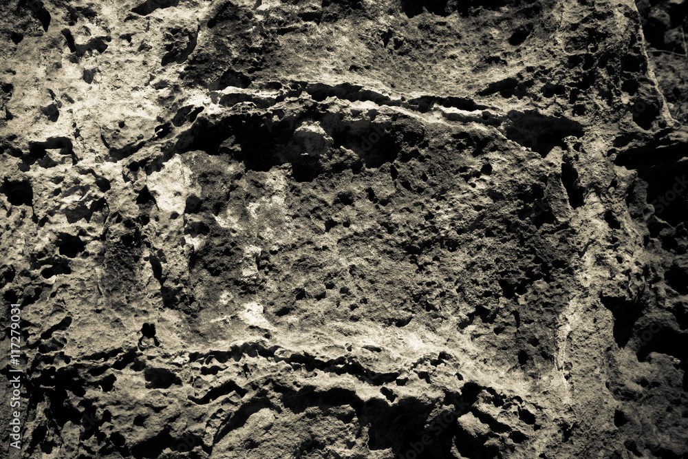 Wall made of natural stones. Background. Toned Wall made of natural stones. Background. Toned