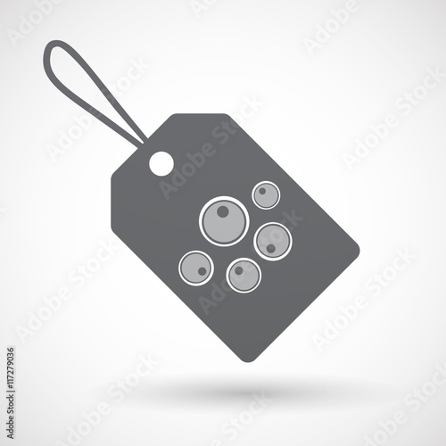 Isolated label with oocytes