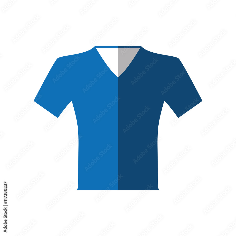 Naklejka premium Shirt fashion cloth icon. Shopping commerce concept. Isolated and flat illustration. Vector graphic