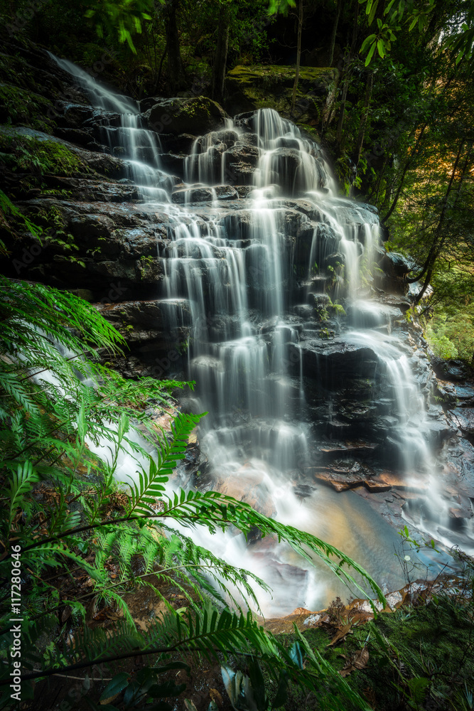 Waterfalls in Blue Mountains national park