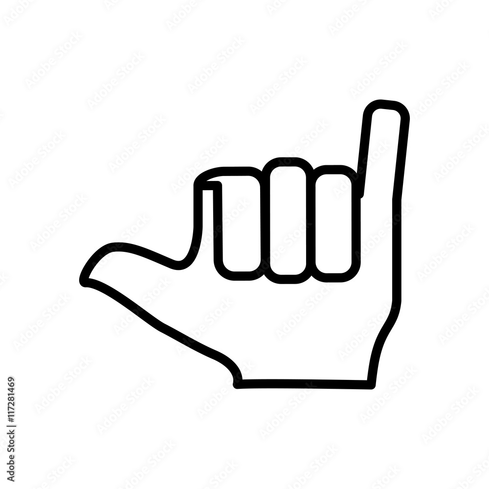 hand finger gesture palm silhouette icon. Isolated and flat illustration. Vector graphic hand finger gesture palm silhouette icon. Isolated and flat illustration. Vector graphic