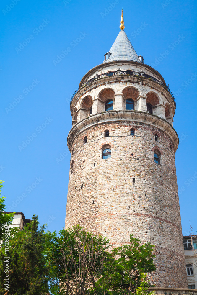 Exterior of Galata tower, Istanbul