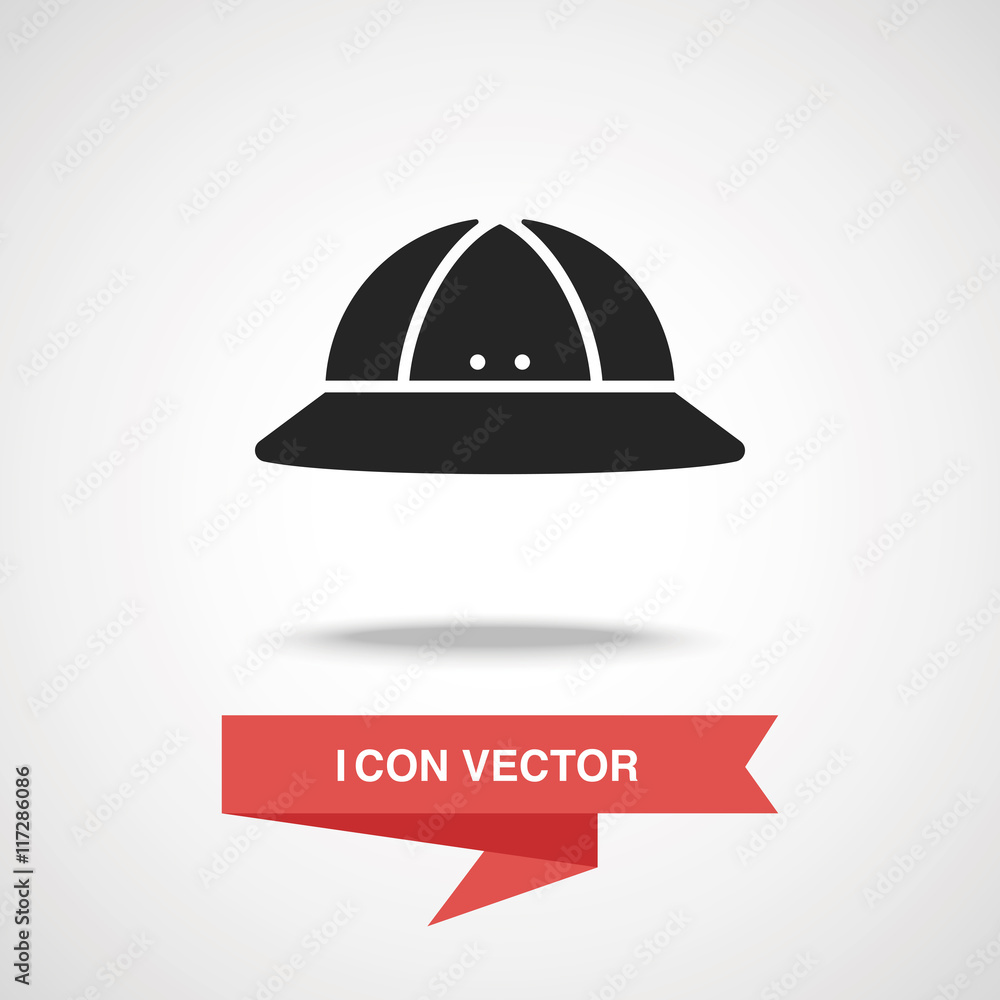 Fototapeta premium camping hat icon