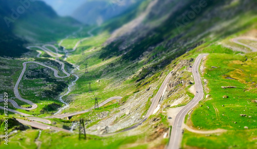 Transfagarasan scenic road in Transylvania, Romania. Fagaras Mou photo