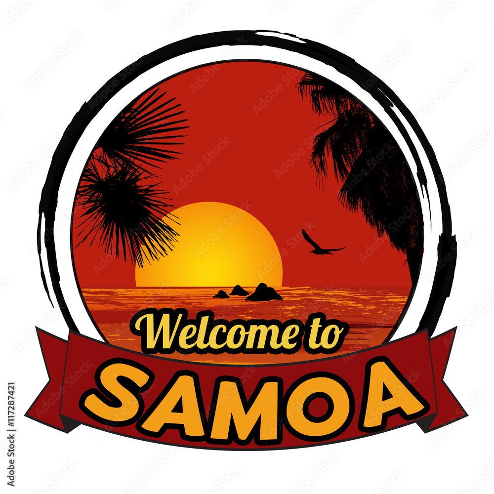 Welcome to Samoa stamp
