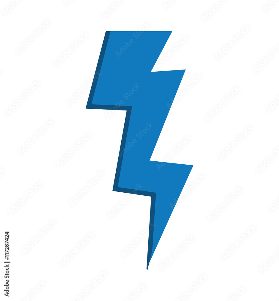 blue thunder weather climate battery icon. Isolated and flat illustration. Vector graphic blue thunder weather climate battery icon. Isolated and flat illustration. Vector graphic