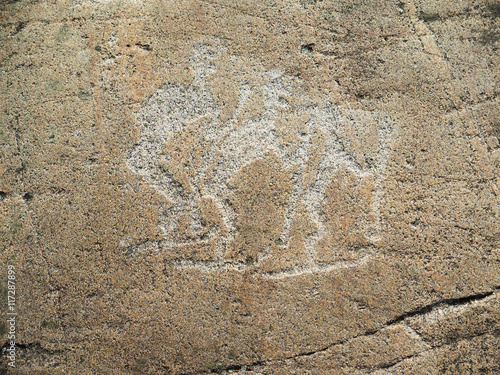 White Sea petroglyphs photo