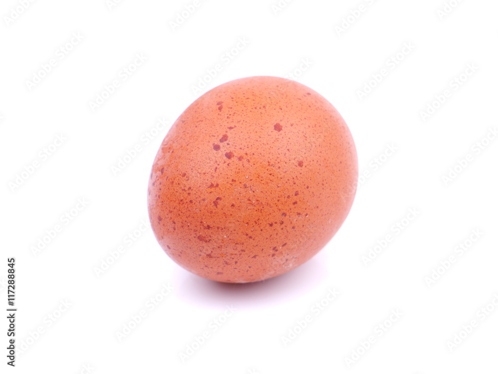 Chicken eggs on a white background Chicken eggs on a white background