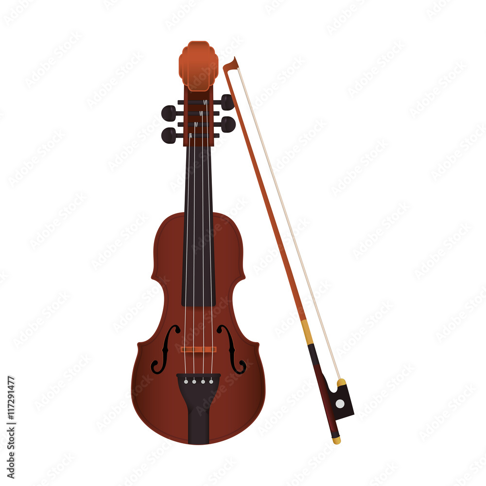 Fototapeta premium cello string instrument music icon. Isolated and flat illustration. Vector graphic