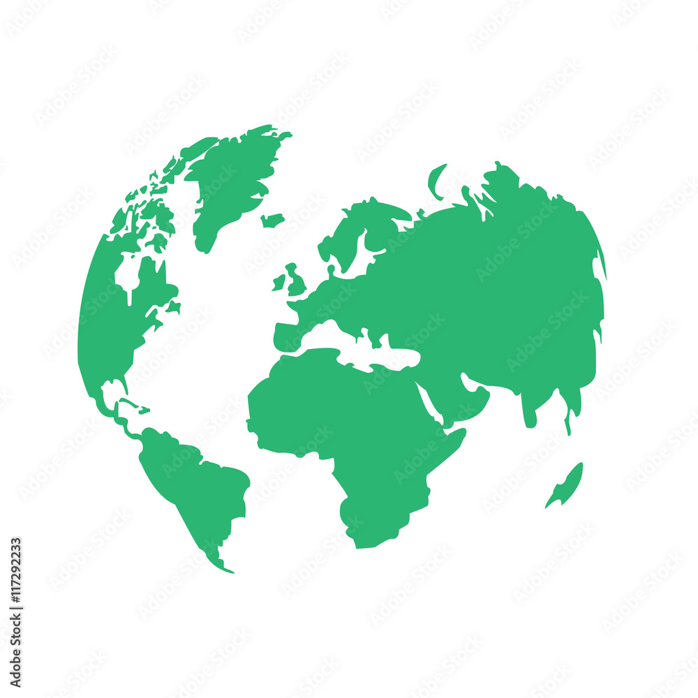 Vector planet Earth icon. Flat planet Earth icon. Vector planet Earth icon. Flat planet Earth icon.