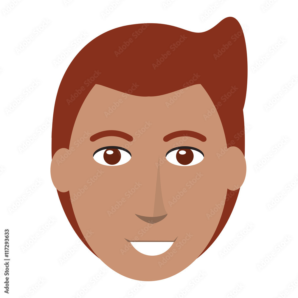 flat design single man icon vector illustration flat design single man icon vector illustration
