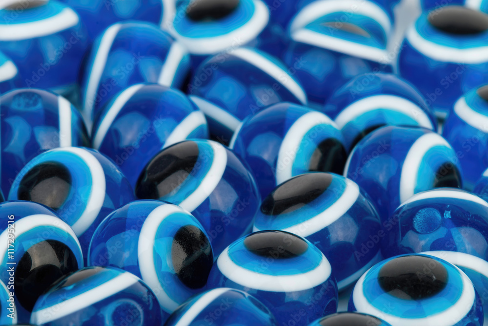 Obraz premium Beads jewelery. Macro shot.