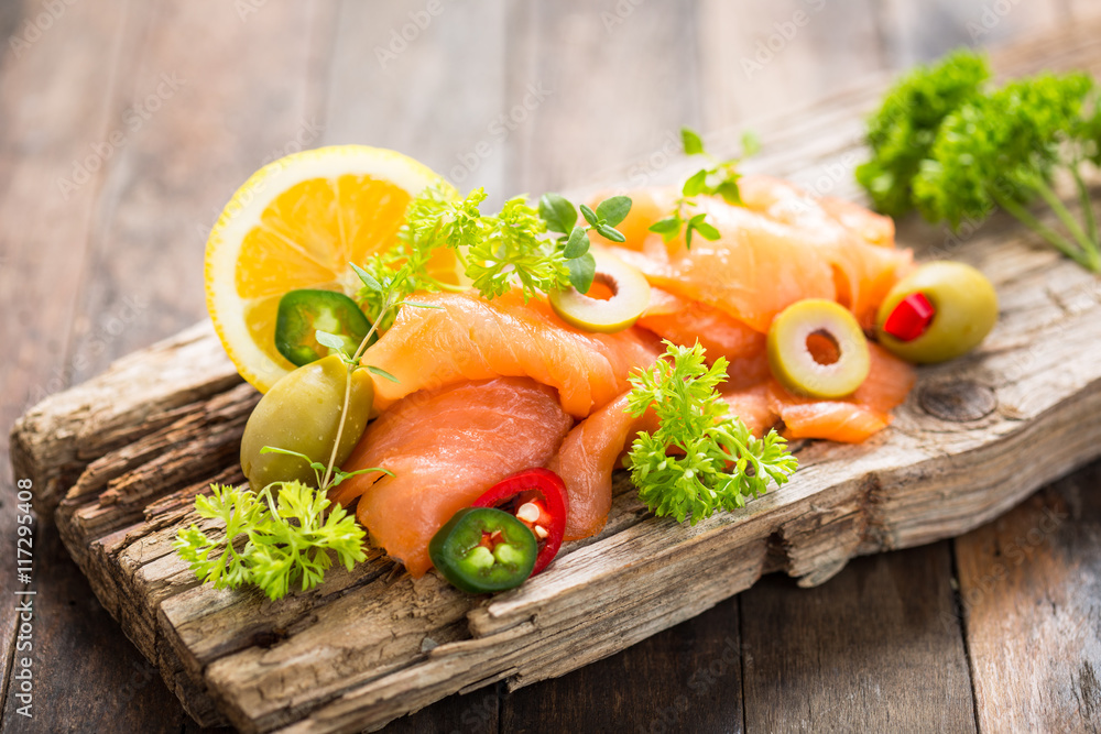 Smoked salmon Smoked salmon