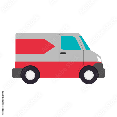 Wallpaper Mural truck transportation delivery shipping icon. Isolated and flat illustration. Vector graphic Torontodigital.ca