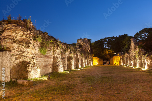 The Old Roman Baths of Odessos, Varna, Bulgaria photo