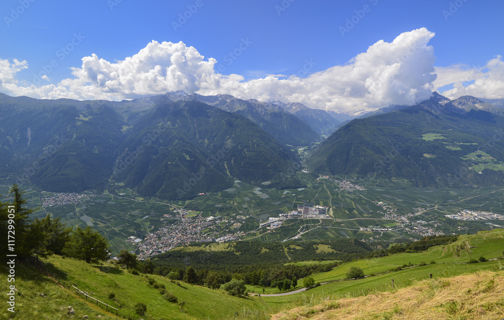 Südtirol - Vinschgau mit Blick ins Martelltal