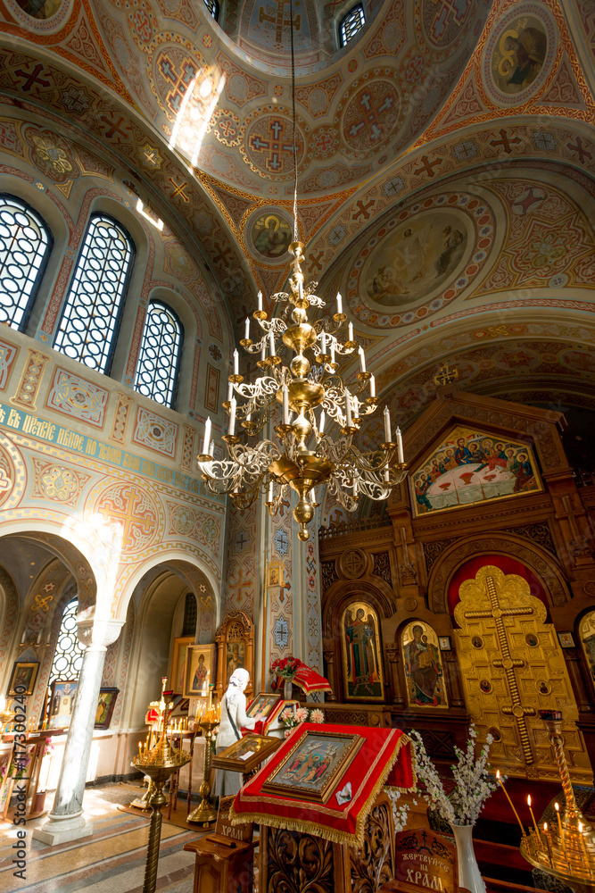 Famous Church of Christ's Resurrection in Foros near Yalta, Crimea