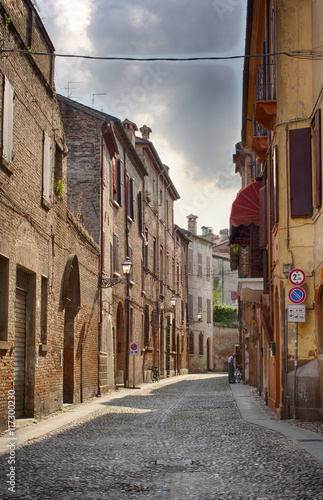 Fototapeta Naklejka Na Ścianę i Meble -  Ferrara medievale HDR - Emilia Romagna