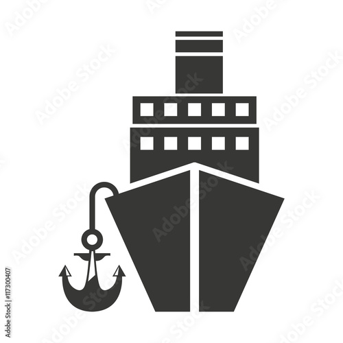ship cruise boat icon