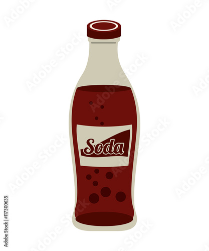 soda bottle drink icon
