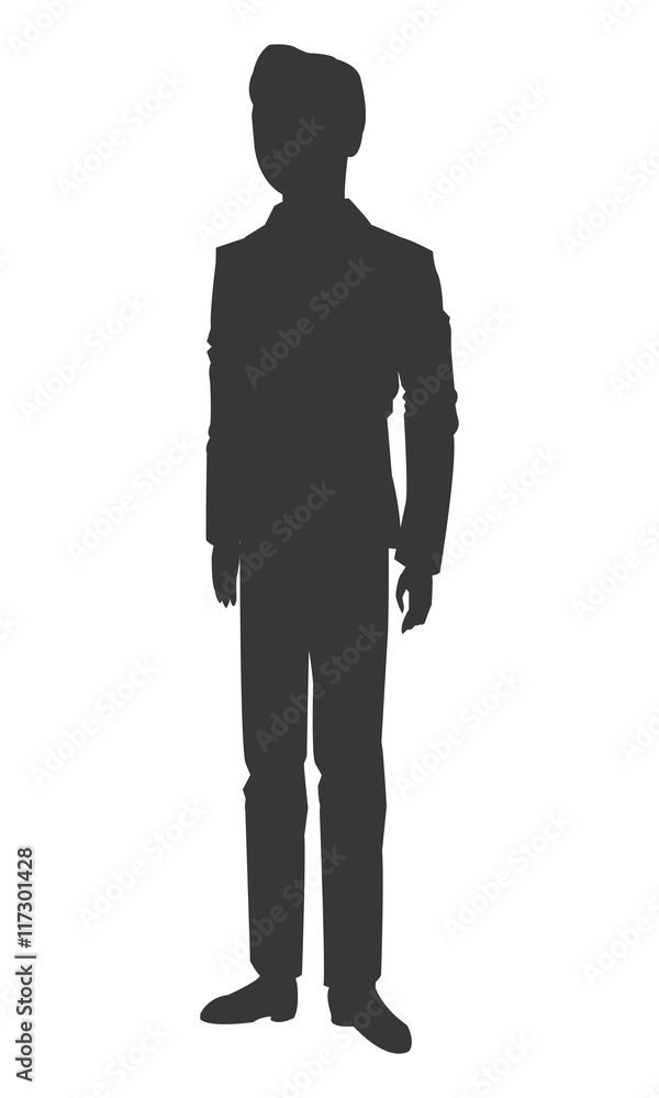 flat design single businessman icon vector illustration flat design single businessman icon vector illustration