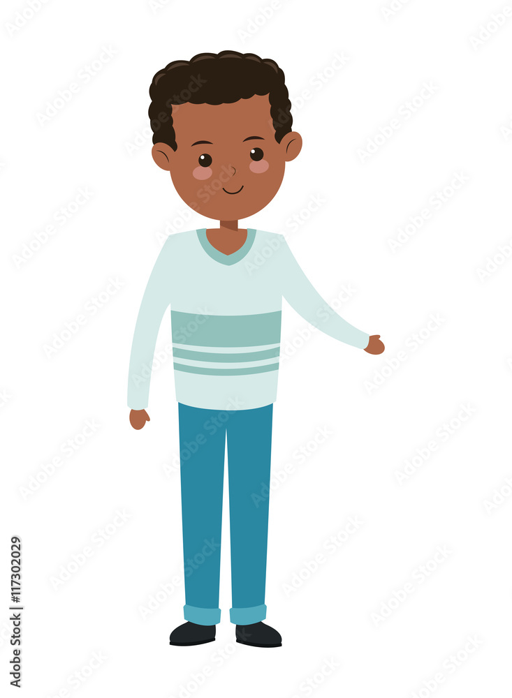 flat design single man icon vector illustration flat design single man icon vector illustration