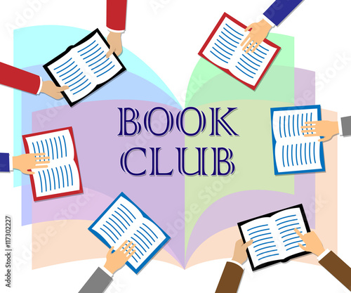Book Club Represents Group Association And Literature