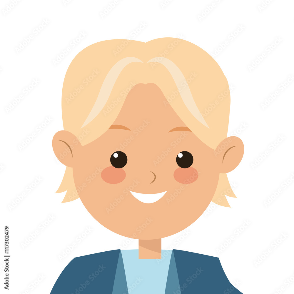 flat design single man icon vector illustration flat design single man icon vector illustration
