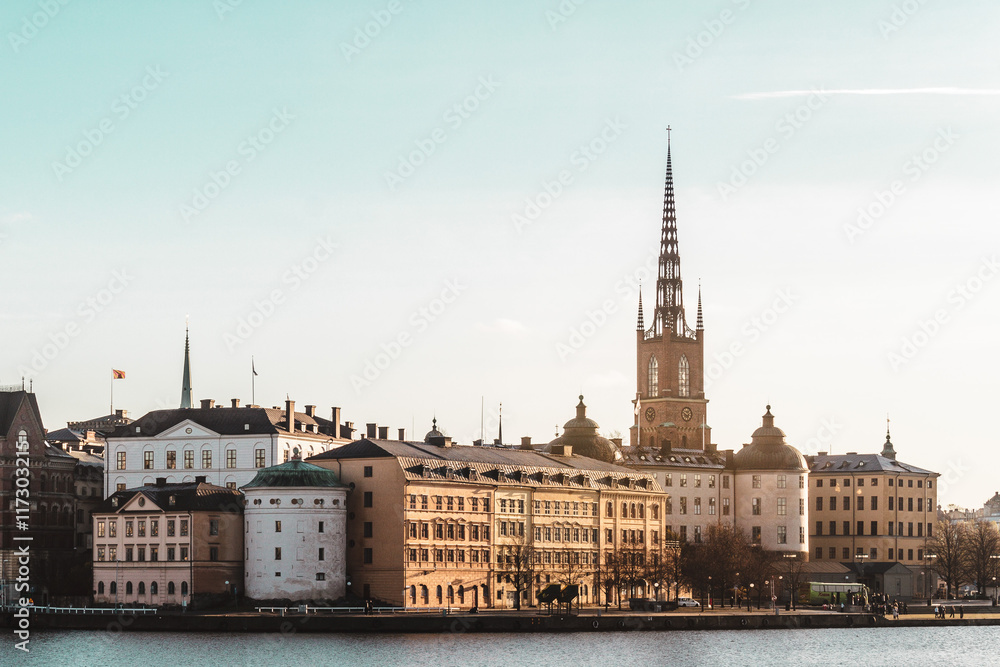 Naklejka premium Old Town (Gamla Stan) in Stockholm, Sweden