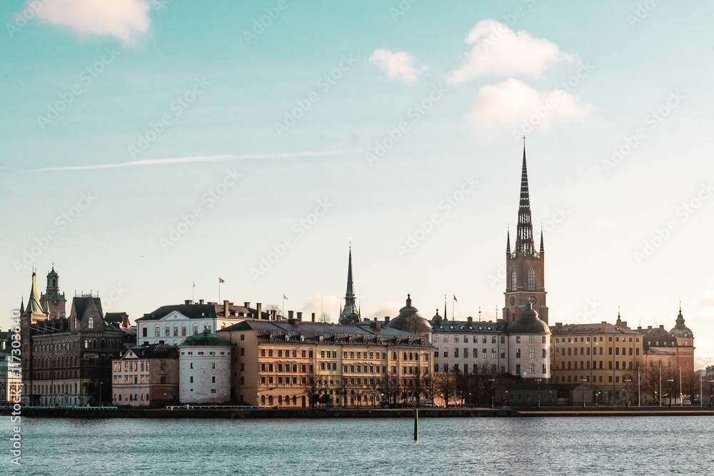 Fototapeta premium Old Town (Gamla Stan) in Stockholm, Sweden